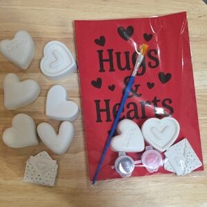 Valentines Day Hugs & Hearts DIY Painting Kit